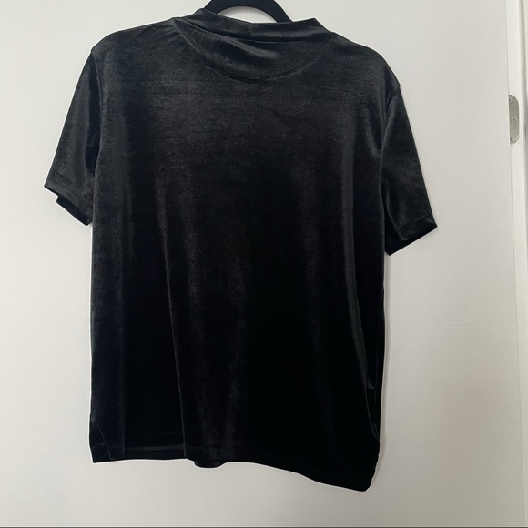Zara Velvet T-Shirt - Picture 3 of 3
